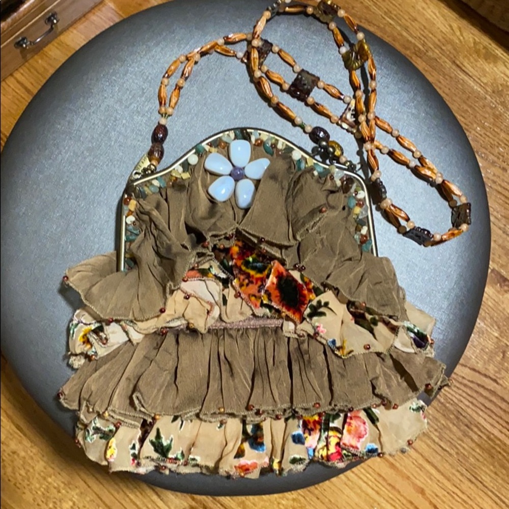Mary Frances handbag with matching scarf
